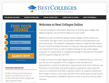 Tablet Screenshot of bestcollegesonline.org