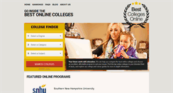Desktop Screenshot of bestcollegesonline.com